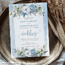 Buscar flores azules y blancas invitaciones Para ellos