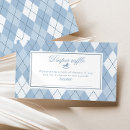Buscar argyle azul invitaciones 5 º ducha
