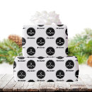 Buscar diseño blanco y negro papel de regalo Para niños