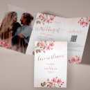 Buscar floral del boda invitaciones Rosa