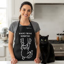 Buscar gatos divertidos delantales Frío