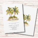 Buscar tropical invitaciones de navidad Palmera