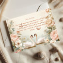 Buscar cisne del vintage invitaciones Para ella