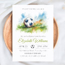 Buscar soccer invitaciones Minimalista