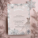 Buscar snowflake quinceanera invitaciones Para todos