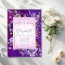 Buscar violeta lila invitaciones Elegante