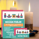 Buscar terapeuta del masaje tarjetas de visita Clientes