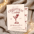 Buscar cóctel del invitaciones de navidad Para ellos