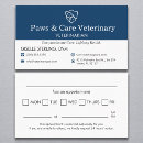 Buscar clínica animal tarjetas de visita Para todos