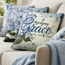 Buscar de hortensias cojines Azul