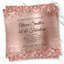 Buscar o cuarenta y fabuloso invitaciones 40 cumpleaños Oro rosa