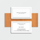 Buscar geométrico blanco y negro tarjetas de visita Elegante