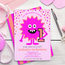 Buscar pequeño monstruo invitaciones Niños