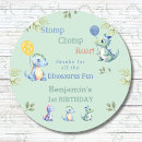 Buscar primer cumpleaños lindo pegatinas Azul