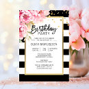 Buscar black white invitaciones Floral