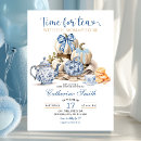 Buscar hora para el té invitaciones Futura madre