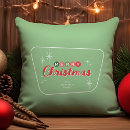 Buscar navidad retro cojines Alegre