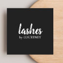Buscar extensiones del latigazo tarjetas de visita General y unisex
