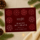 Buscar snowflake postales Rojo