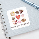 Buscar chocolate del amor pegatinas Lindo