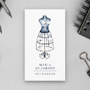 Buscar forma del vestido tarjetas de visita Costurera