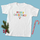 Buscar feliz navidad camisetas Para niños