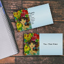 Buscar niña tarjetas de visita Vintage