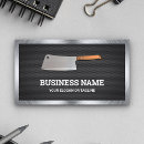 Buscar carnicero tarjetas de visita Culinario