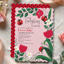 Buscar mariquita roja invitaciones Rojo