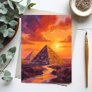 Buscar pirámide de egipto postales Puesta de sol