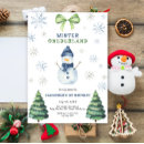 Buscar snowman invitaciones Acuarela
