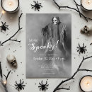Buscar esqueleto 13x18 invitaciones Blanco y negro