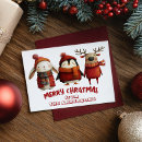 Buscar reno divertido postales Feliz navidad