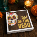 Buscar calavera servilletas Día de los muertos