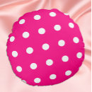 Buscar rosa con los lunares blancos cojines Para todos