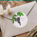 Buscar uvas pegatinas Vino