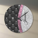 Buscar cristal relojes de pared Para ella