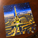 Buscar torre eiffel en la noche puzzles Francia