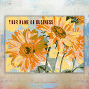 Buscar girasoles tarjetas de visita Girasol amarillo