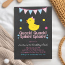 Buscar pato de goma invitaciones Para niños