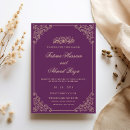 Buscar violeta púrpura invitaciones Parejas