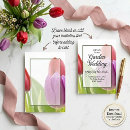 Buscar tulipán blanco invitaciones Elegante