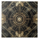 Buscar lujoso azulejos Negro y dorado