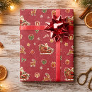 Buscar trineo papel de regalo Santa