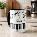 Buscar teclado de piano tazas Música
