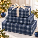 Buscar a cuadros papel de regalo Navidad
