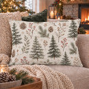 Buscar árbol de pino cojines Árboles nevados
