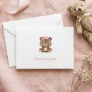 Buscar baby shower tarjetas de agradecimiento Rosa