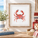 Buscar mariscos posters Acuarela