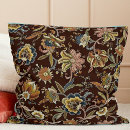 Buscar jacobean cojines Azul